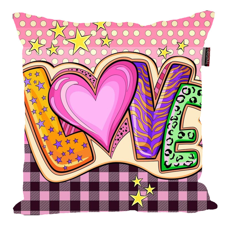 کوسن پاد آفرین مدل عشق طرح LOVE کد PK40827