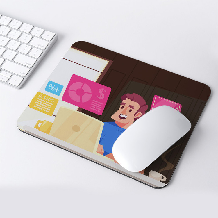 ماوس پد پاد آفرین مدل بیت کوین کریپتو تریدر فارکس ترید ارزدیجیتال کد P493 سایز 19*24 سانتی متر