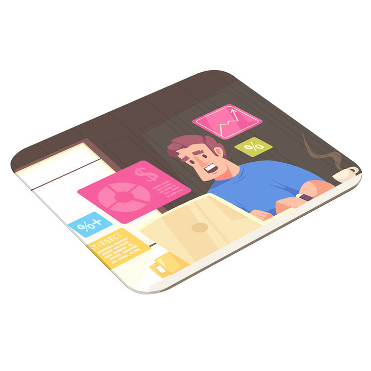 ماوس پد پاد آفرین مدل بیت کوین کریپتو تریدر فارکس ترید ارزدیجیتال کد P493 سایز 19*24 سانتی متر