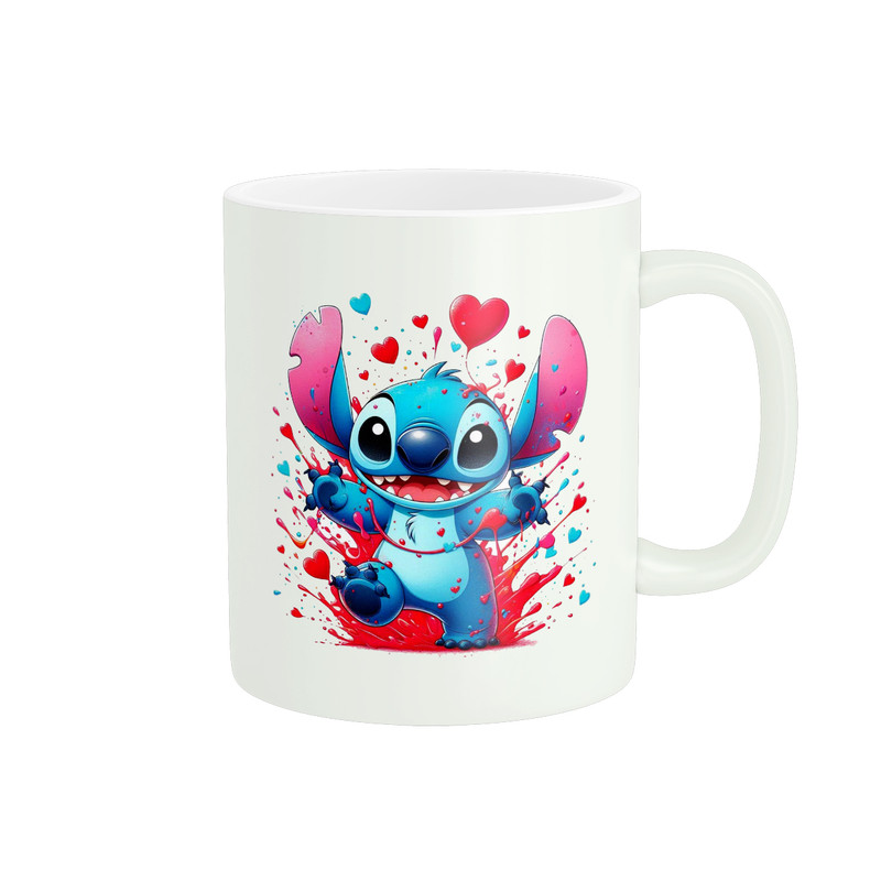 ماگ پادآفرین مدل کارتون استیچ و لیلو Stitch کد PM3805