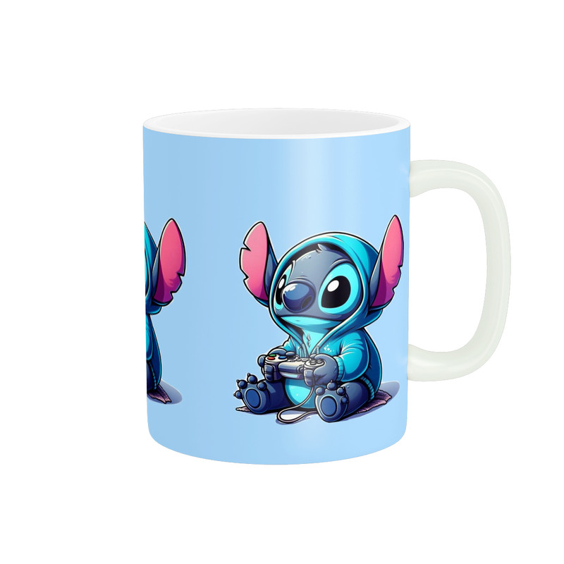 ماگ پادآفرین مدل کارتون استیچ و لیلو Stitch کد PM3811