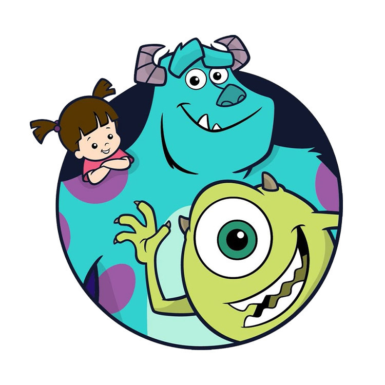 استیکر پارچه و لباس پاد آفرین مدل کارتونی کد S1151