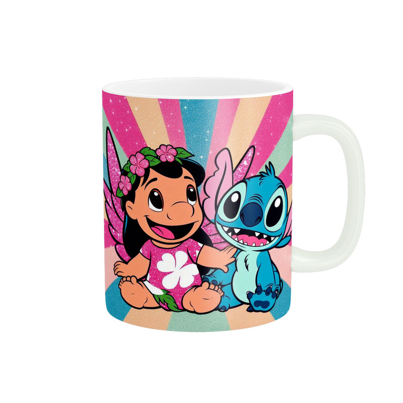 ماگ پادآفرین مدل کارتون استیچ و لیلو Stitch کد PM3696