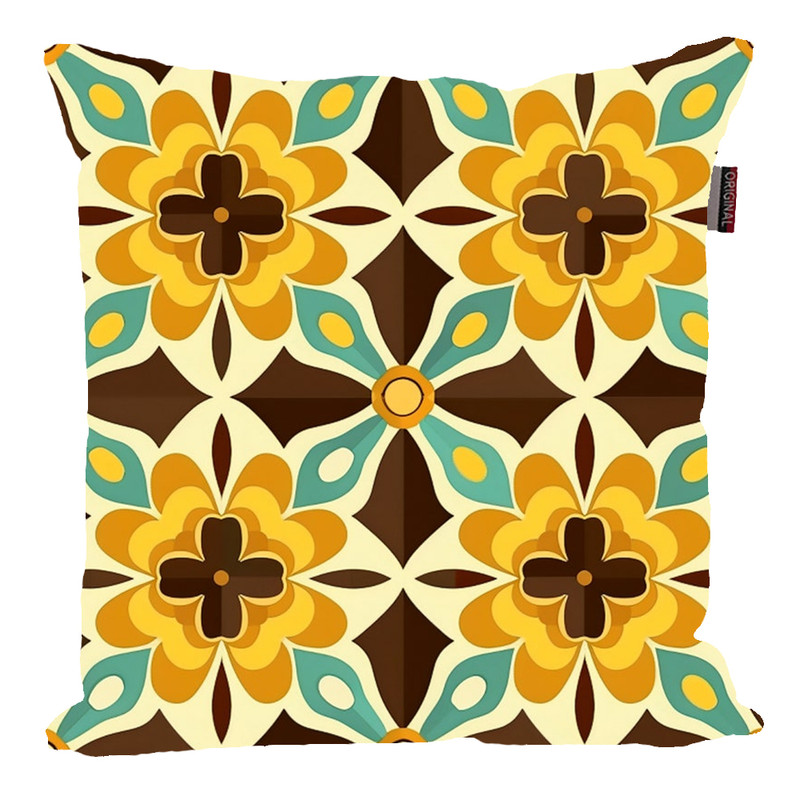 کوسن پاد آفرین مدل سنتی طرح کاشی کد PK30468