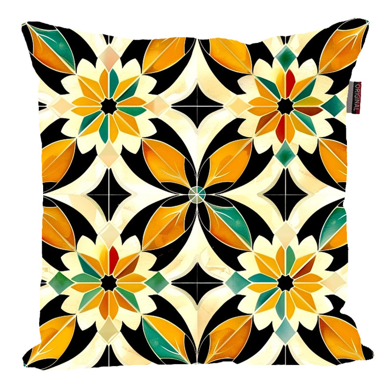 کوسن پاد آفرین مدل سنتی طرح کاشی کد PK40466