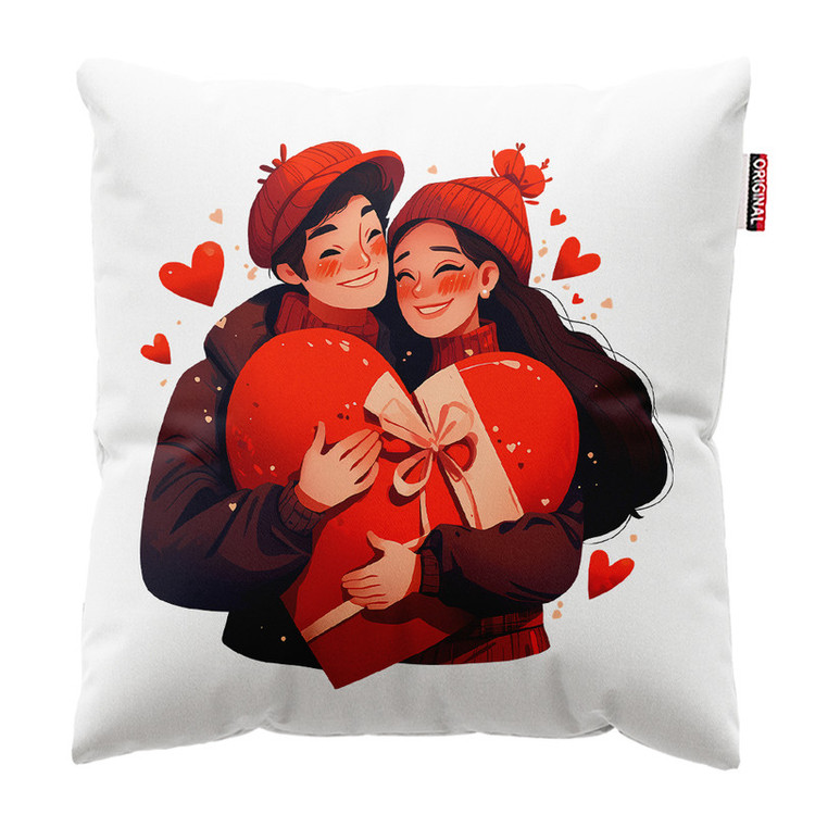 کوسن پاد آفرین مدل عشق همسر کد PK301803 سایز 30*30 سانتی متر