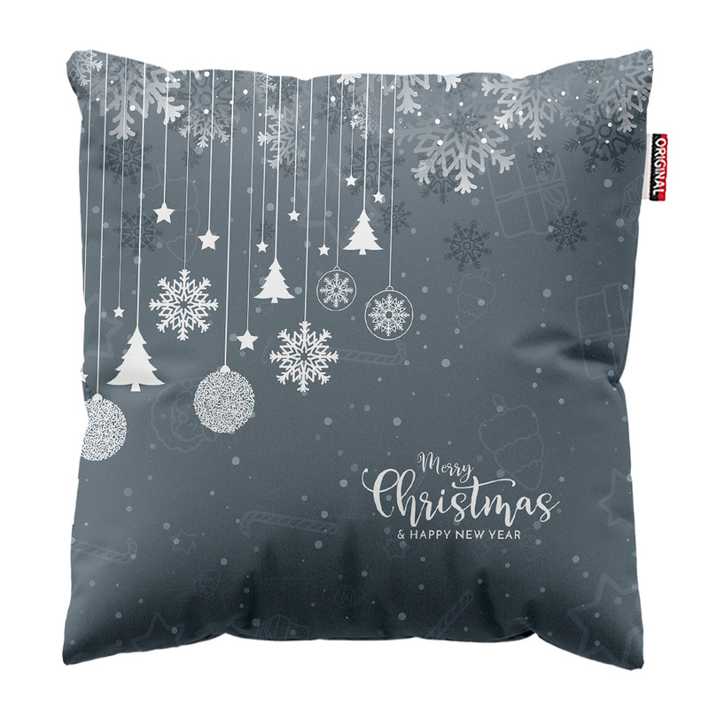 کوسن پاد آفرین مدل کریسمس مبارک کد PK302747 سایز 30*30 سانتی متر