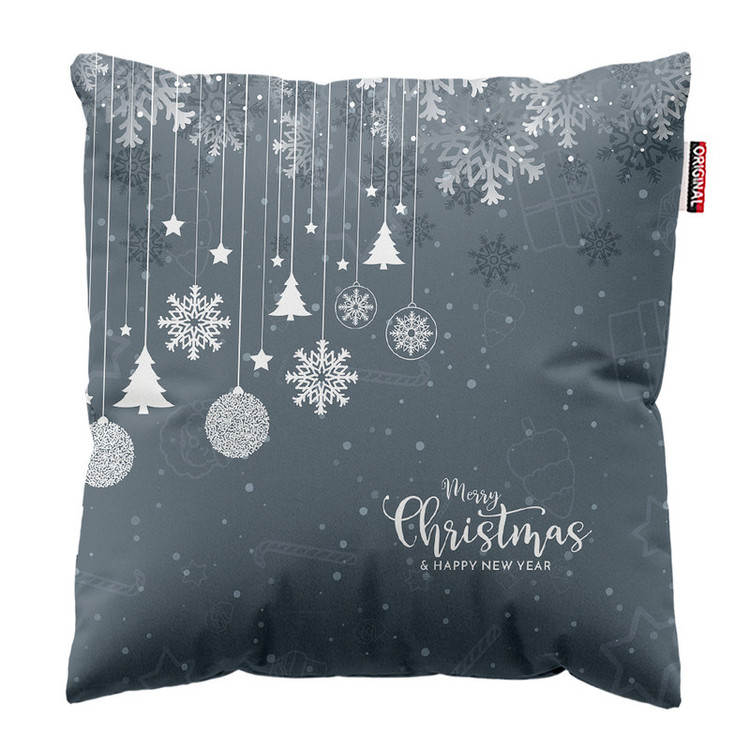 کوسن پاد آفرین مدل کریسمس مبارک کد PK302747 سایز 30*30 سانتی متر