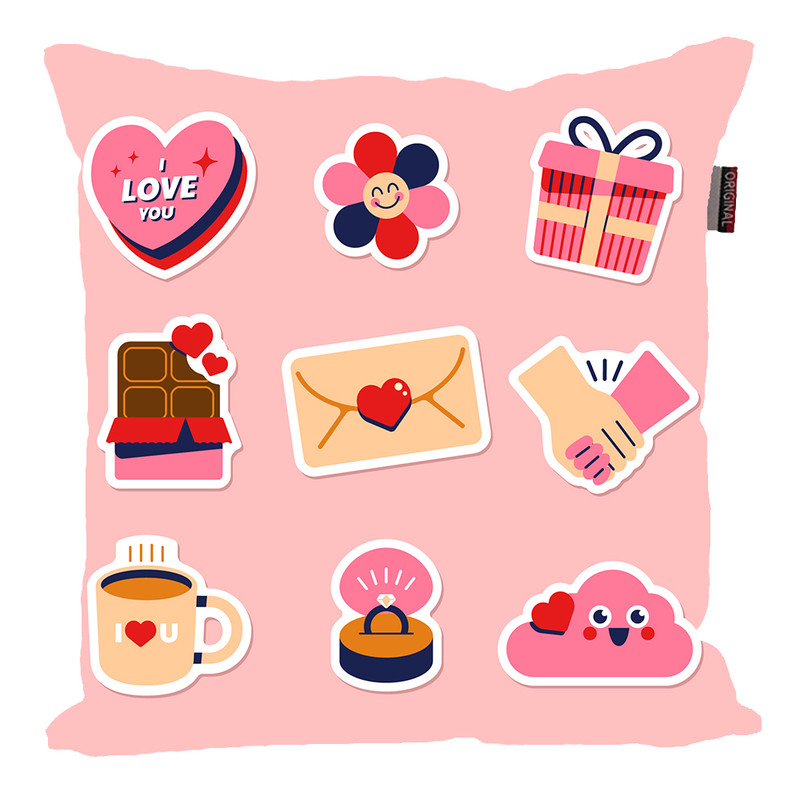 کوسن پاد آفرین مدل عشق طرح LOVE کد PK30887