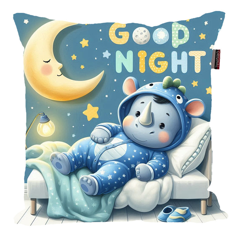 کوسن پاد آفرین مدل عروسکی طرح شب بخیر Good Night کد PK30594