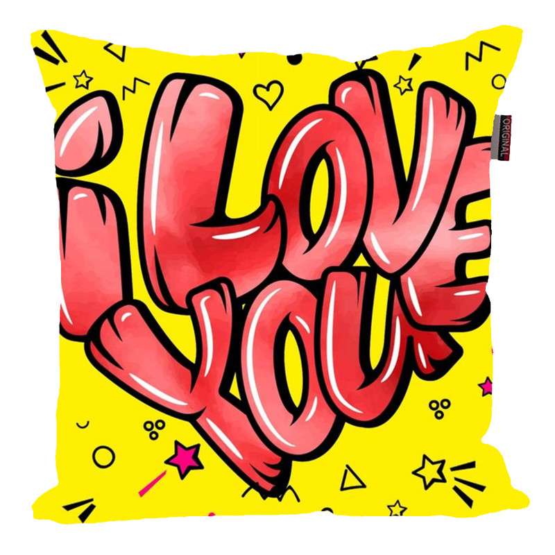 کوسن پاد آفرین مدل عشق طرح LOVE کد PK30855