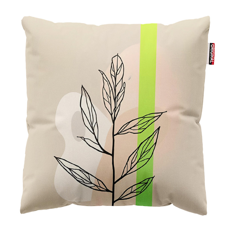 کوسن پاد آفرین مدل بوهو طرح مینیمال کد PK302919 سایز 30*30 سانتی متر