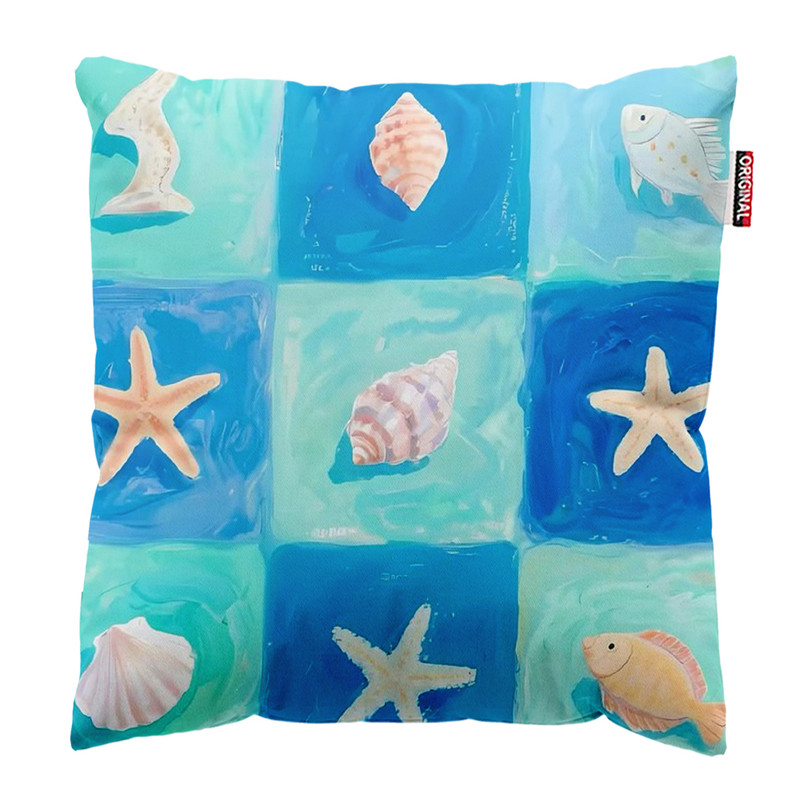 کوسن پاد آفرین مدل دریا کد PK303935 سایز 30*30 سانتی متر
