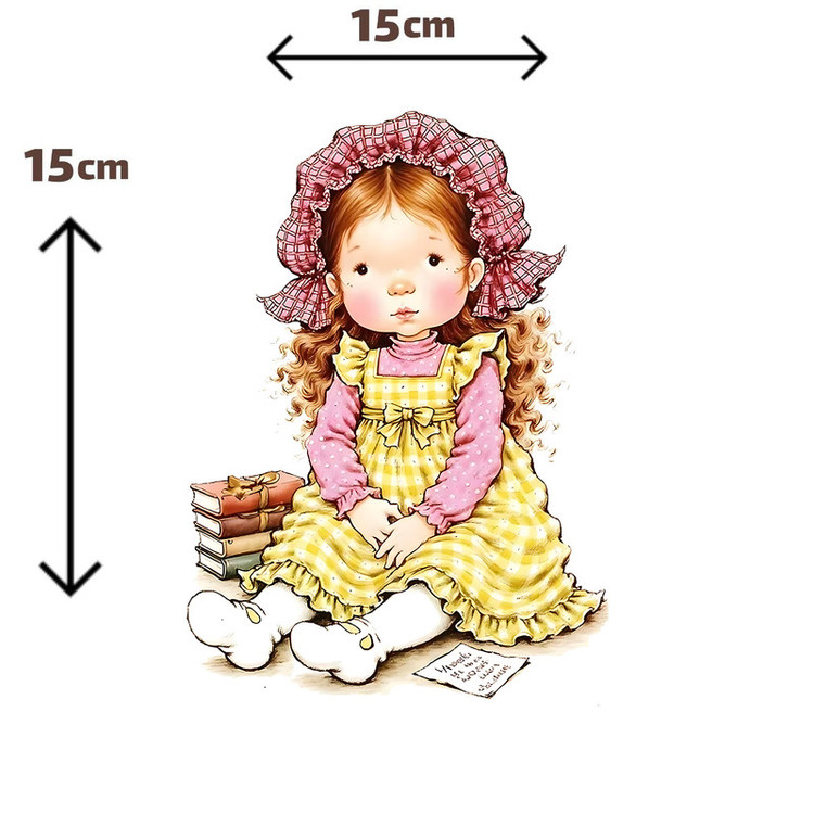 استیکر پارچه و لباس پاد آفرین مدل کارتونی دخترانه کد S8119