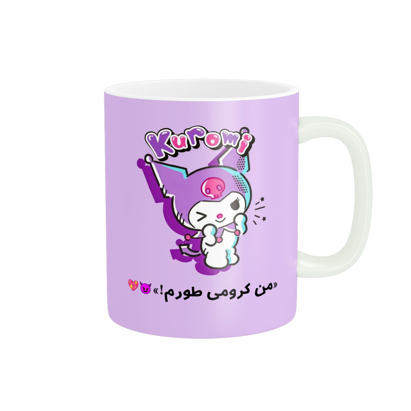 ماگ پادآفرین مدل کارتون کرومی و مای ملودی Kuromi کد PM3662