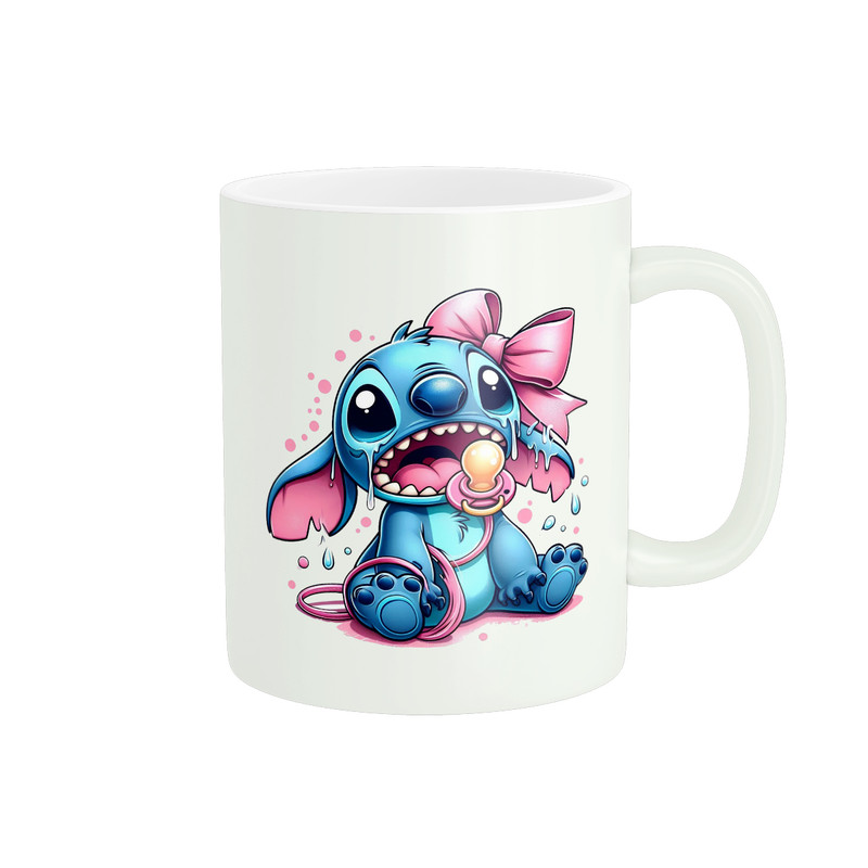 ماگ پادآفرین مدل کارتون استیچ و لیلو Stitch کد PM3934