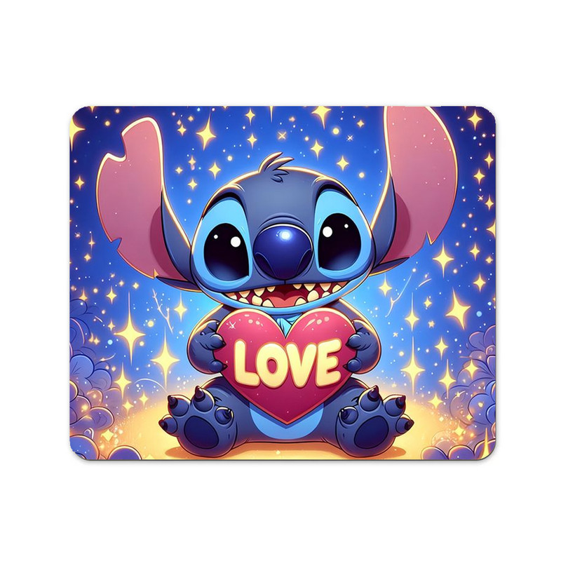 ماوس پد پاد آفرین مدل کارتون استیچ و لیلو کد P061 سایز 19*24 سانتی متر