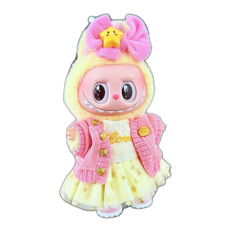 استیکر پارچه و لباس پاد آفرین مدل عروسک لبوبو کد S2221