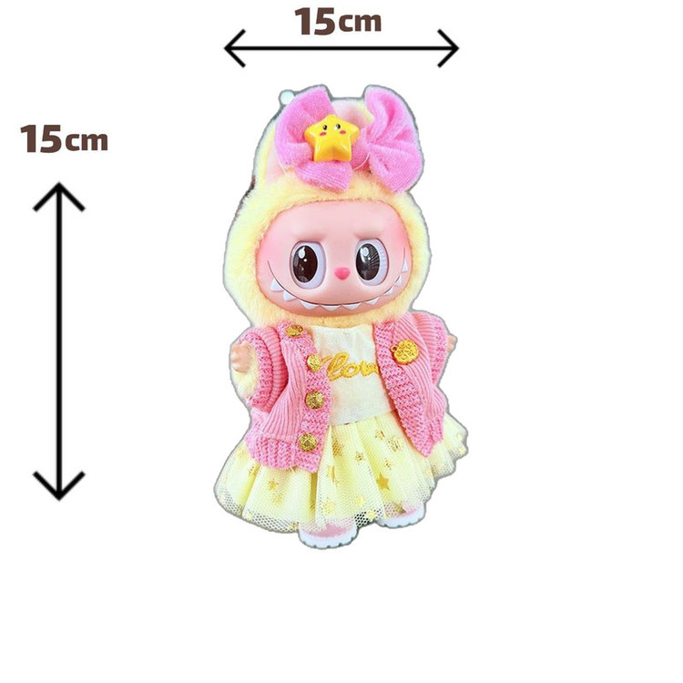 استیکر پارچه و لباس پاد آفرین مدل عروسک لبوبو کد S2221