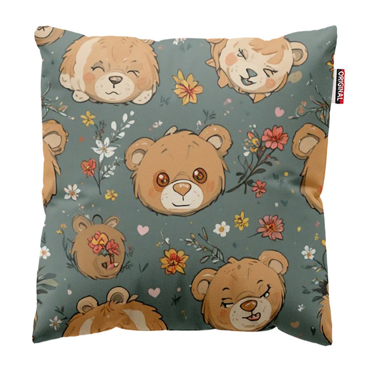 کوسن پاد آفرین طرح کارتونی بچگانه کد 4630 سایز 30*30 سانتی متر