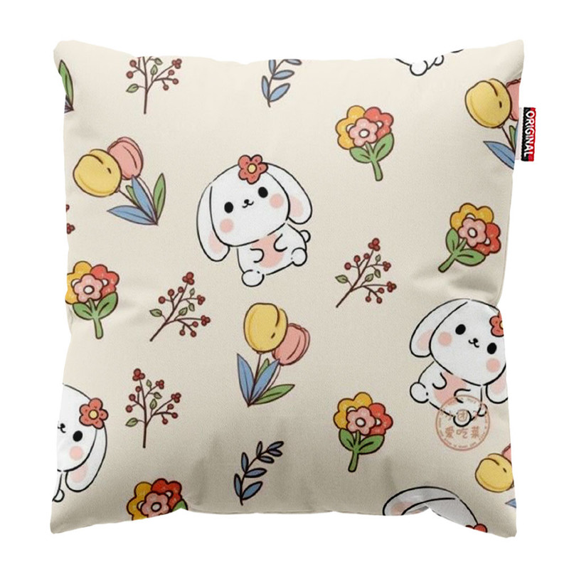 کوسن پاد آفرین طرح کارتونی بچگانه کد 4390 سایز 30*30 سانتی متر