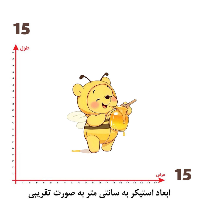 استیکر پارچه و لباس پاد آفرین طرح کارتونی کد 3733