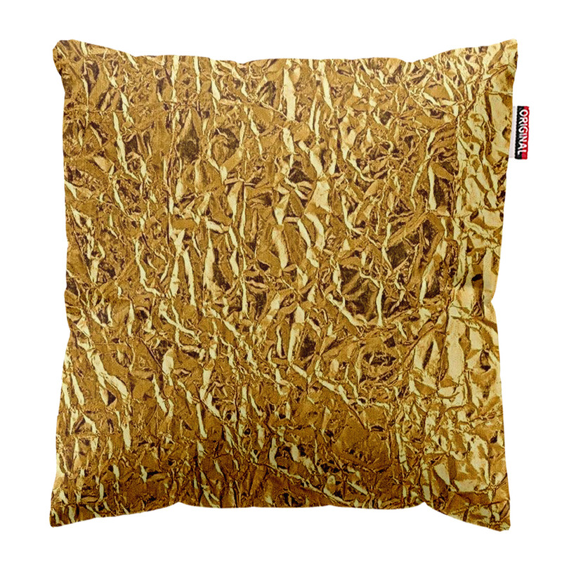 کوسن پاد آفرین طرح طلایی کد 3560 سایز 40*40 سانتی متر