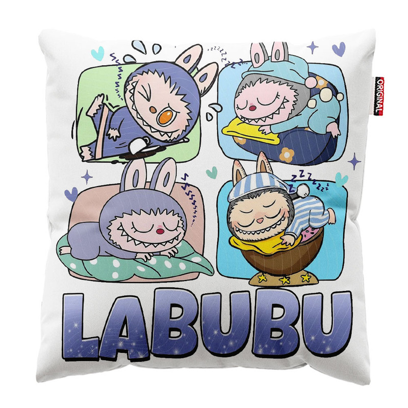 کوسن پاد آفرین طرح لبوبو کد 161 سایز 30*30 سانتی متر