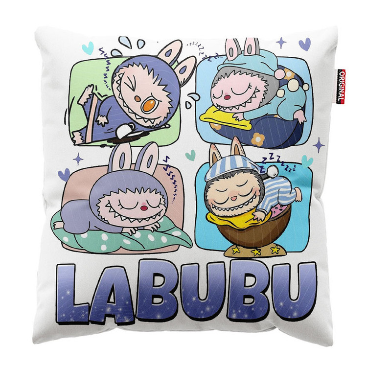 کوسن پاد آفرین طرح لبوبو کد 161 سایز 30*30 سانتی متر