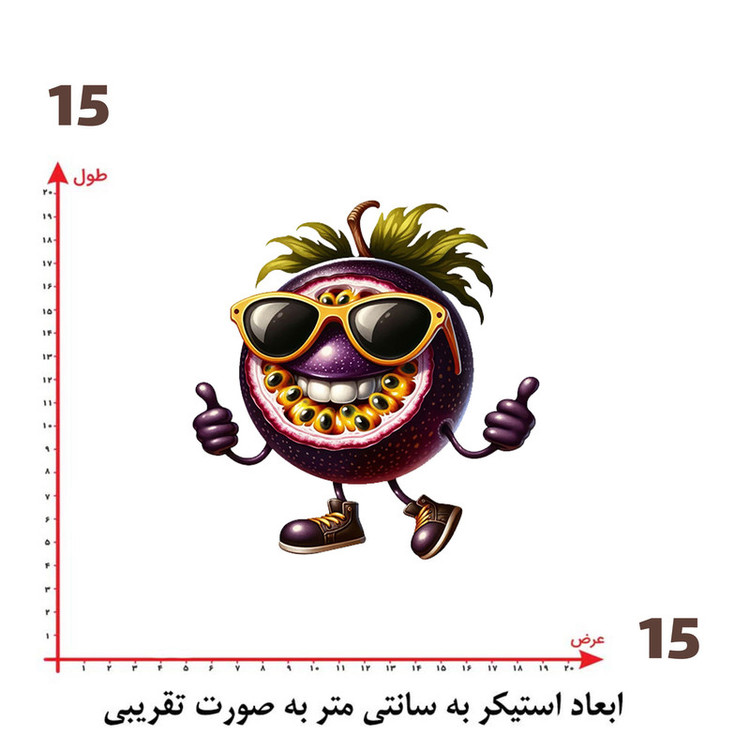 استیکر پارچه و لباس پاد آفرین طرح کارتونی کد 5991