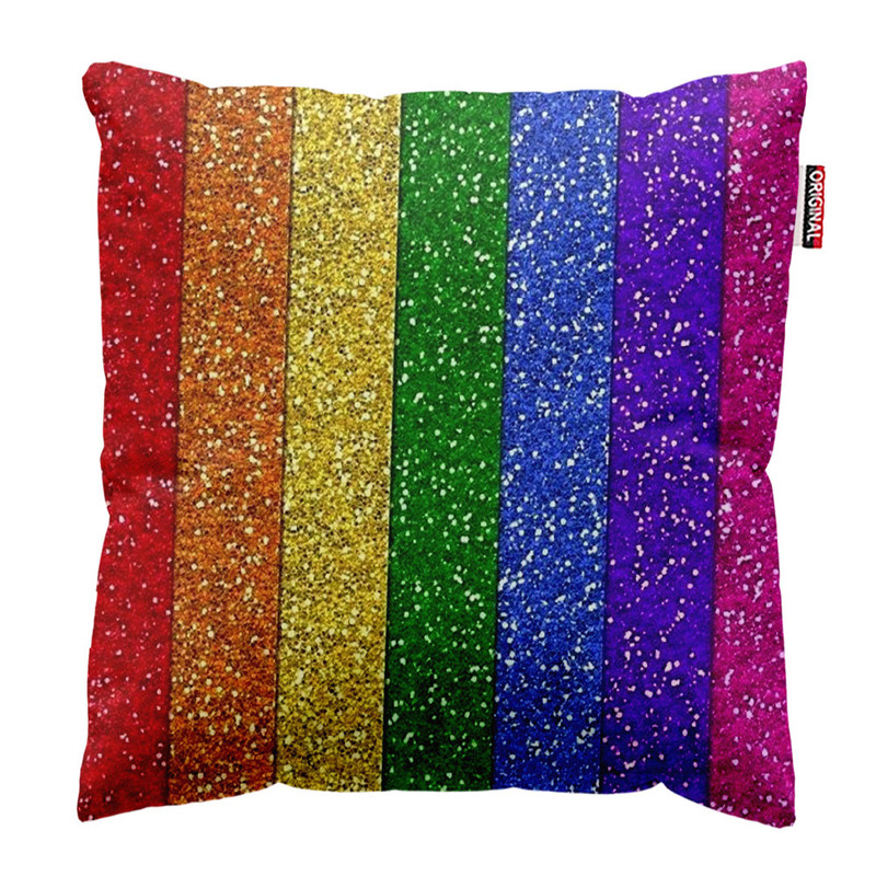 کوسن پاد آفرین طرح رنگی کد 2854 سایز 30*30 سانتی متر