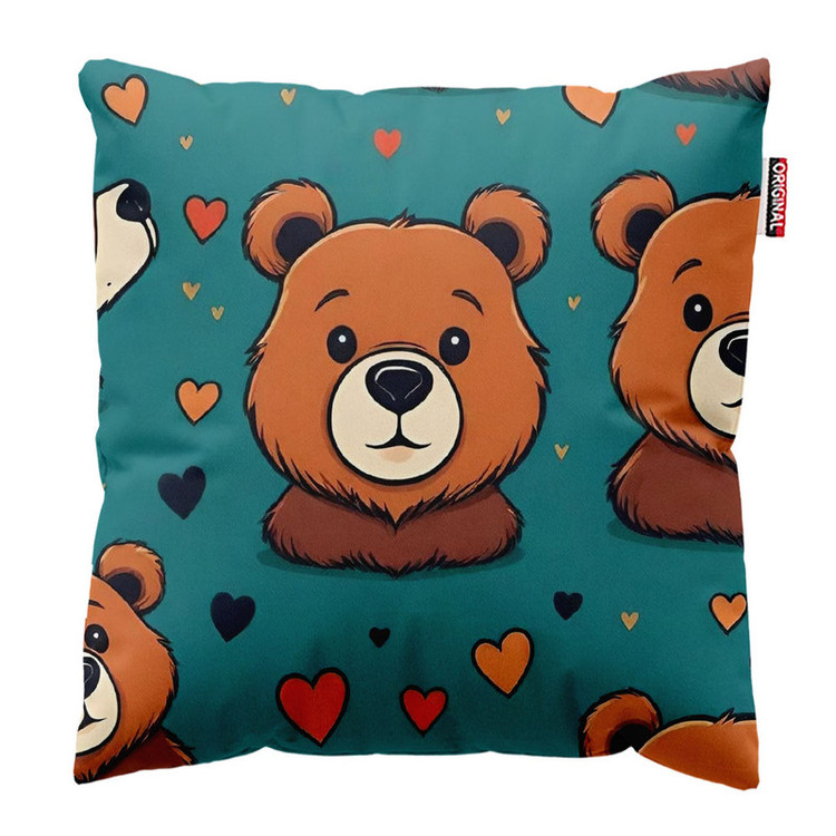 کوسن پاد آفرین طرح کارتونی بچگانه کد 4516 سایز 30*30 سانتی متر