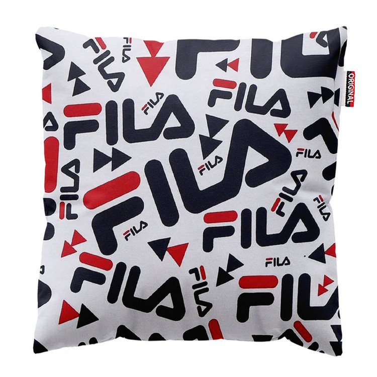 کوسن پاد آفرین طرح FILA سایز 30*30 سانتی متر کد 1075