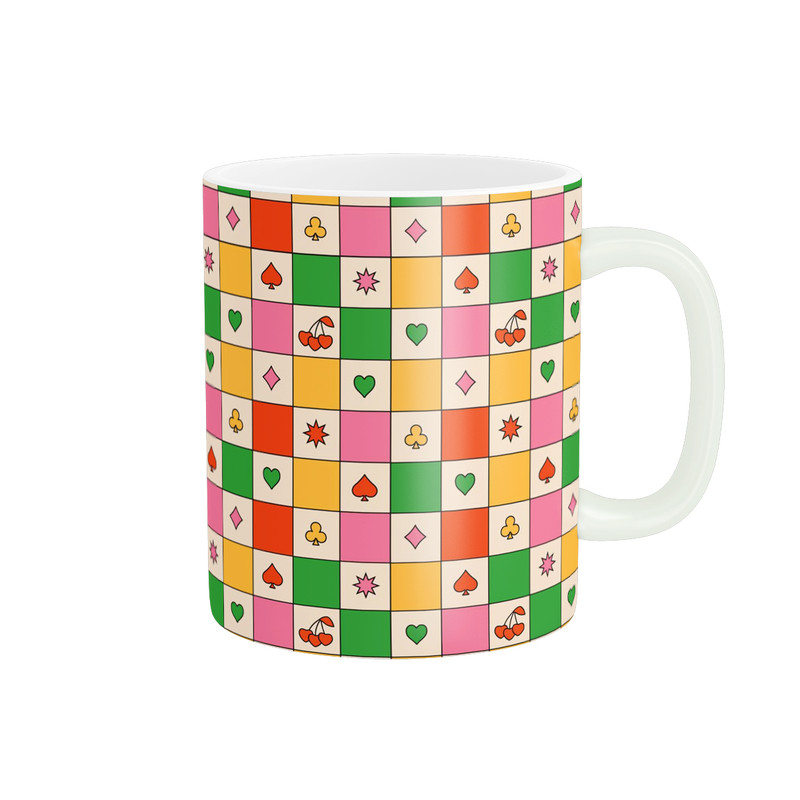 ماگ پاد آفرین طرح گیلاس کد 2195