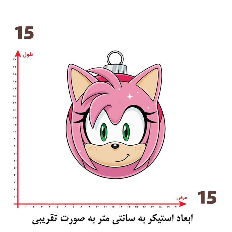 استیکر پارچه و لباس پاد آفرین طرح کارتونی کد 5664