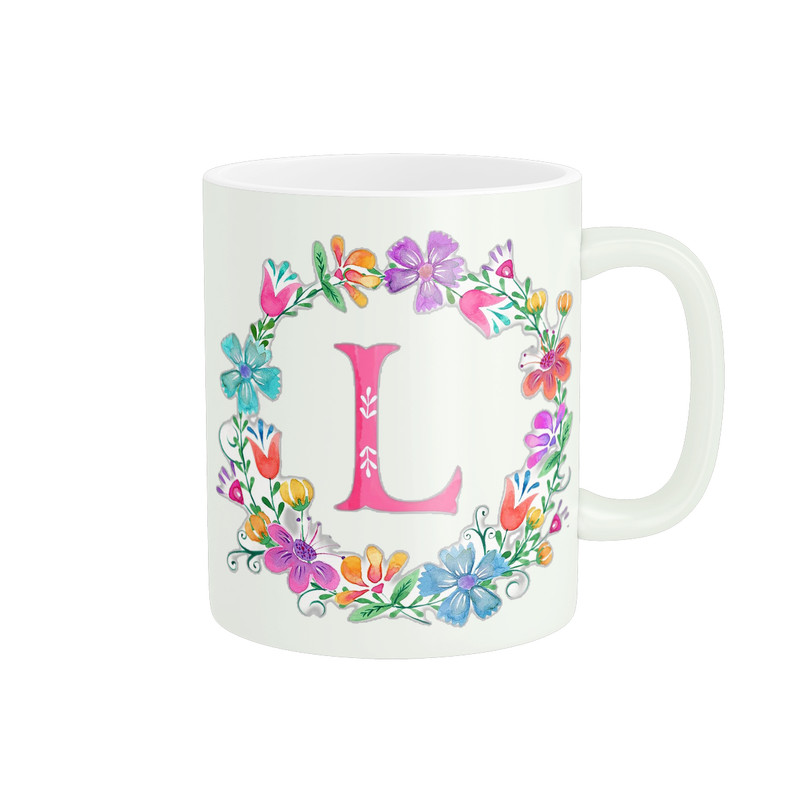 ماگ پاد آفرین طرح حرف L کد 2942