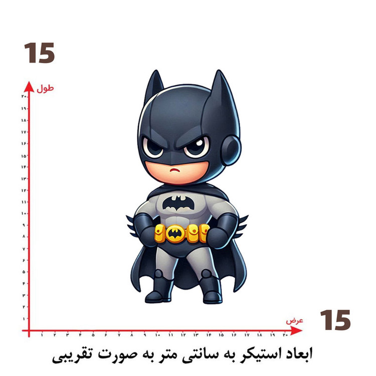 استیکر پارچه و لباس پاد آفرین طرح کارتونی کد 3810