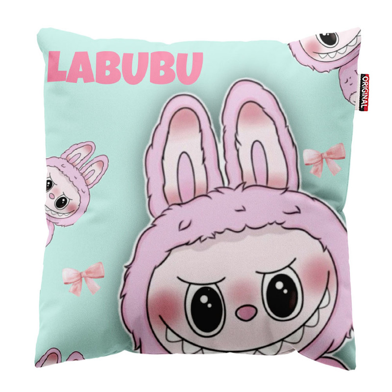 کوسن پاد آفرین طرح لبوبو کد 129 سایز 30*30 سانتی متر