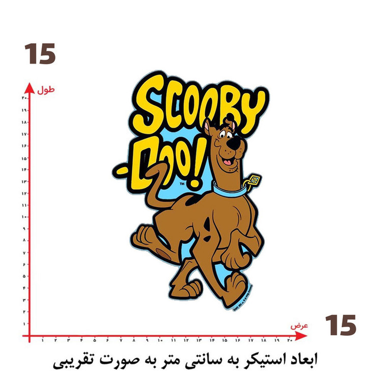 استیکر پارچه و لباس پاد آفرین طرح کارتونی کد 5698