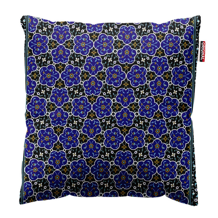 کوسن پاد آفرین طرح گل کد 3604 سایز 40*40 سانتی متر