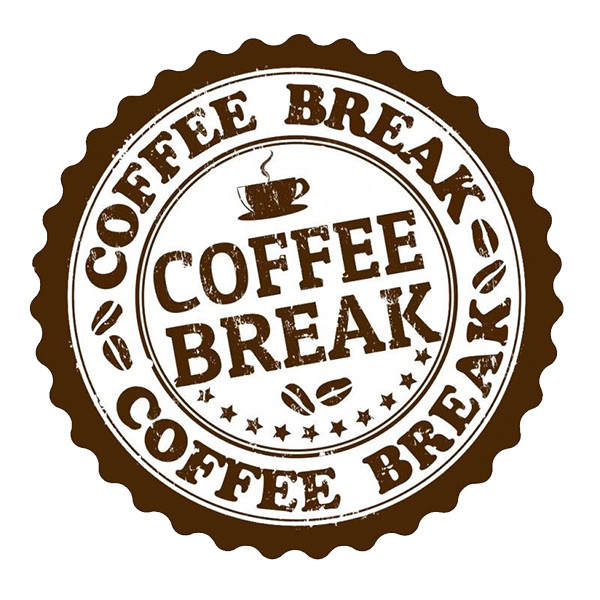 استیکر پارچه و لباس پاد آفرین طرح کافی coffee کد 4597