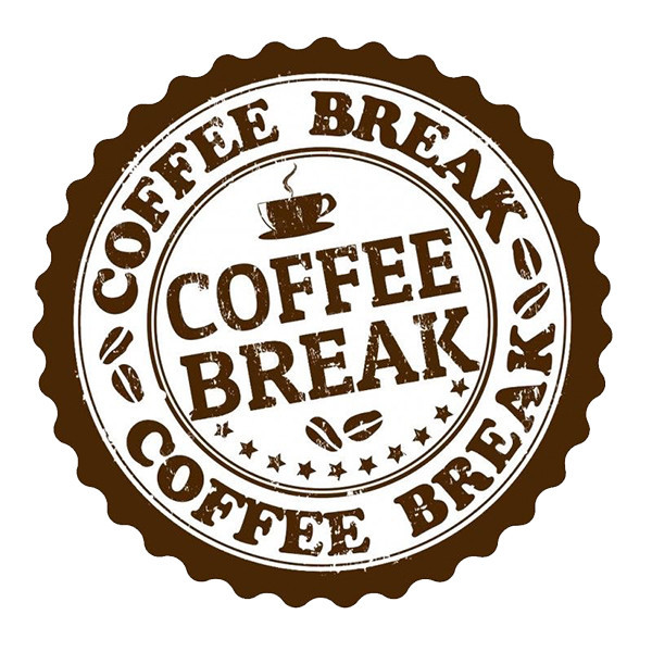 استیکر پارچه و لباس پاد آفرین طرح کافی coffee کد 4597