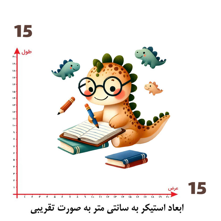 استیکر پارچه و لباس پاد آفرین طرح کارتونی کد 2001