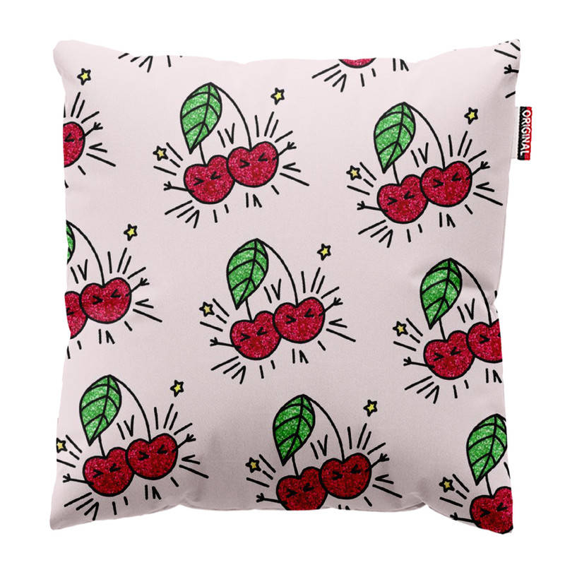 کوسن پاد آفرین طرح کارتونی بچگانه میوه کد 4730 سایز 30*30 سانتی متر
