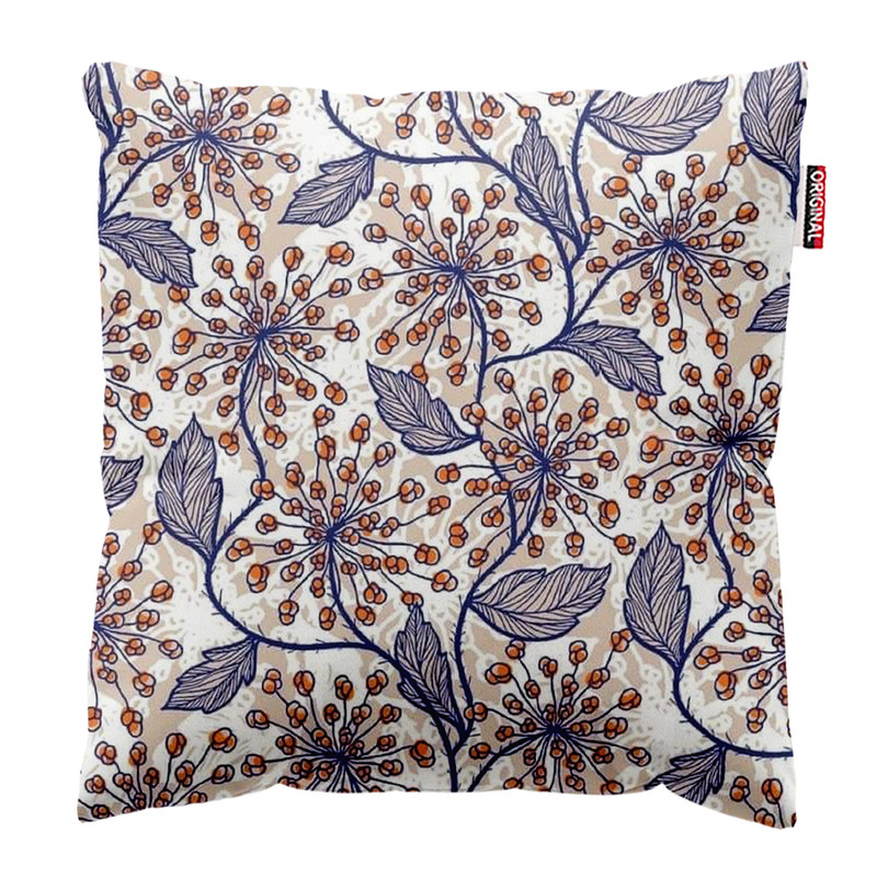 کوسن پاد آفرین طرح گل کد 3494 سایز 30*30 سانتی متر