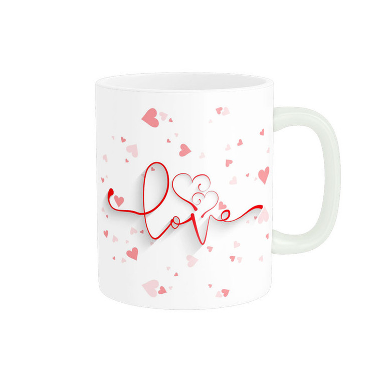 ماگ پادآفرین مدل عشق طرح قلب LOVE کد p6278