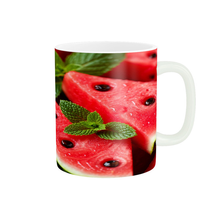ماگ پاد آفرین مدل فانتزی طرح پاییزی شب یلدا شب چله هندوانه کد p11600