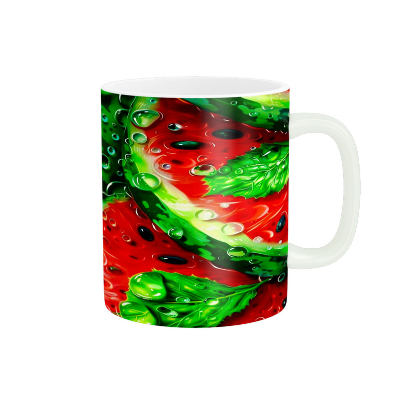 ماگ پاد آفرین مدل فانتزی طرح پاییزی شب یلدا شب چله هندوانه کد p11607