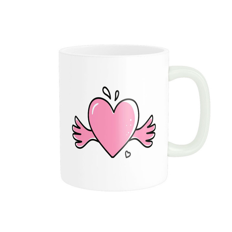 ماگ پادآفرین مدل عشق طرح قلب LOVE کد p6308