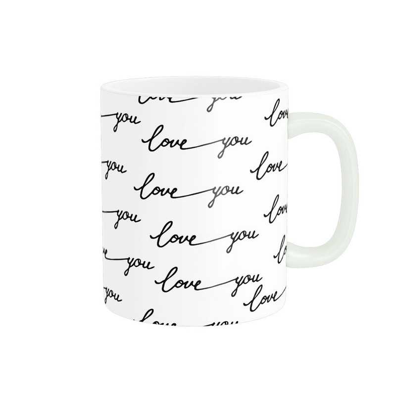ماگ پادآفرین مدل عشق طرح قلب LOVE کد p6330